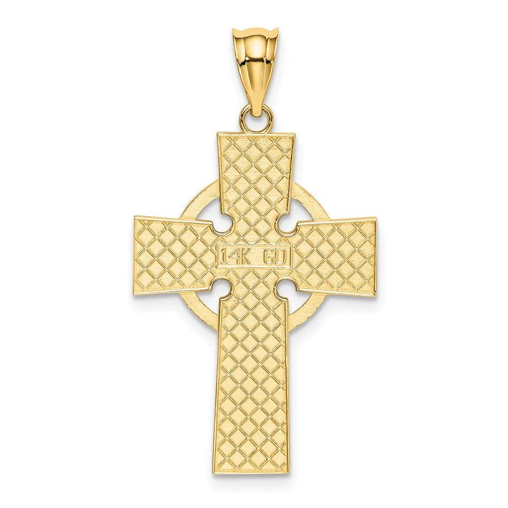 14k Celtic Cross Pendant