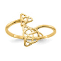 14k Polished Celtic Knot Ring