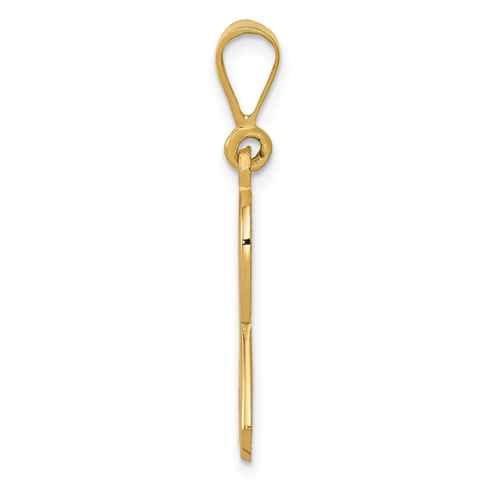 14k Awareness Pendant