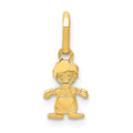 14k Polished Little Boy Pendant