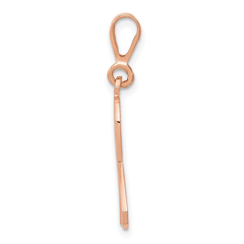 14k Rose Gold Awareness Pendant