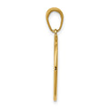 14k Saint Anthony Small Round Medal Pendant