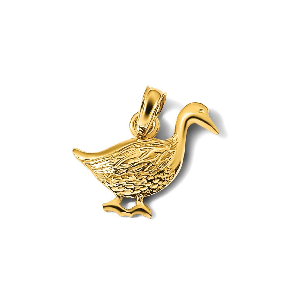 14K Goose Charm