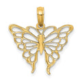 14K Butterfly Charm