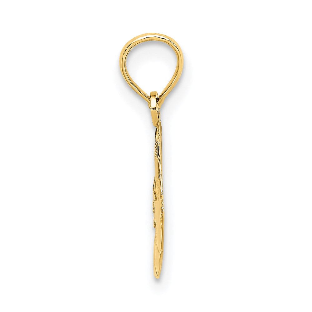 14K Sun Charm