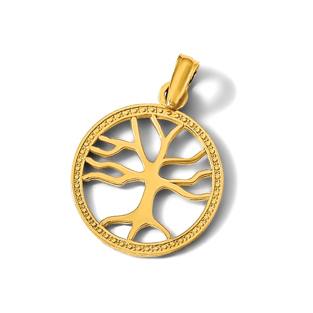 14K Small Family Tree Charm