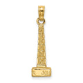 14K 3D John Hancock Building, Chicago Charm