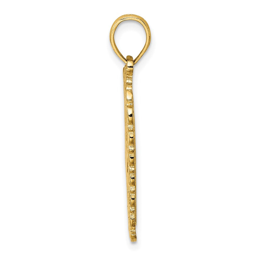 14K Hearts w/ Ace Playing Cards Charm