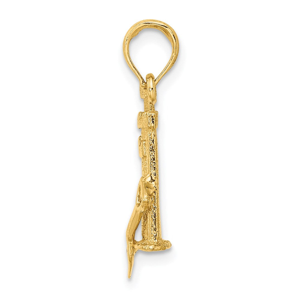 14K 3-D Sand Castle w/ Shovel Charm