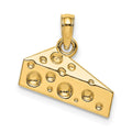 14K Cheese Wedge Charm