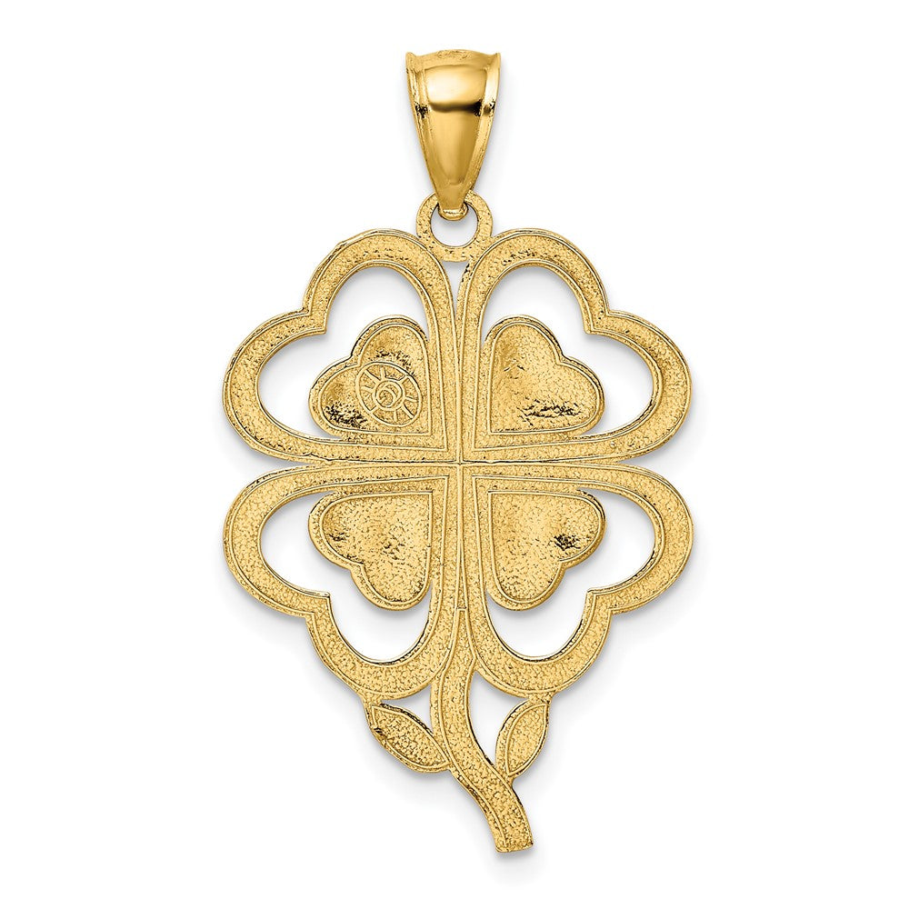 14k 4 Leaf Clover Charm