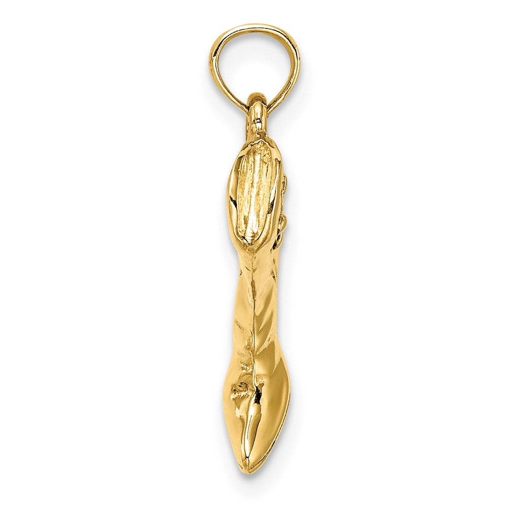 14K 3-D Cowboy Boot Charm