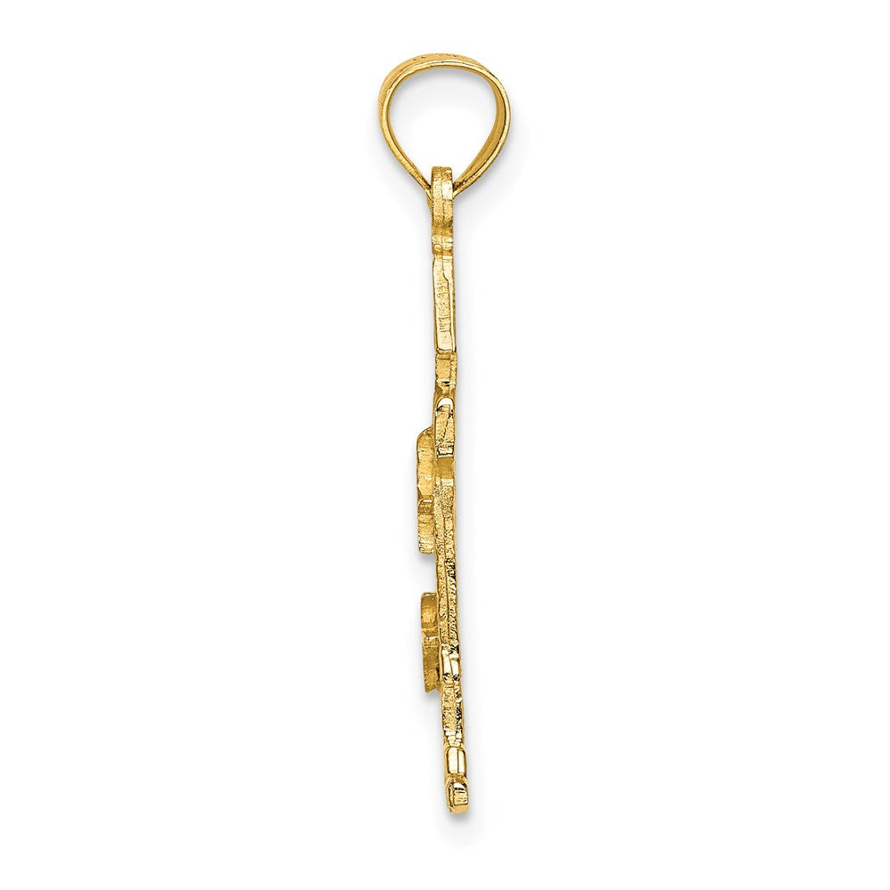 14K Lighthouse With Seagulls Charm