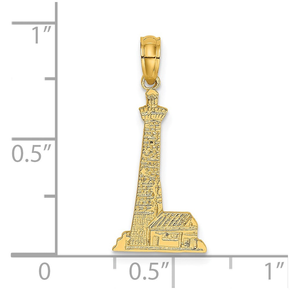 14K Lighthouse w/ Building Charm