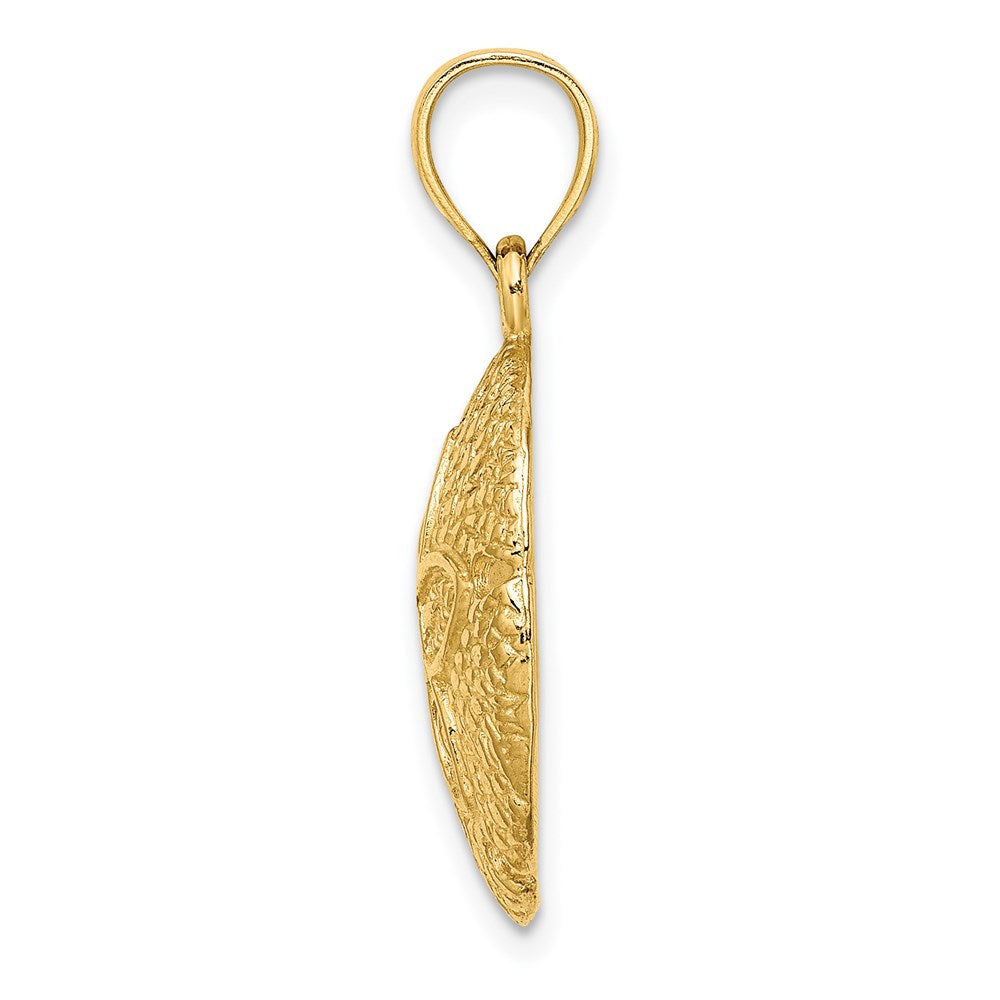 14K Sand Dollar Charm