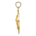 14K FLORIDA w/Dolphins Circle Charm