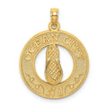 14K OCEAN CITY, NJ w/ Flip Flops Charm