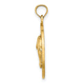 14K MARCO ISLAND Circle w/ Dolphins Charm