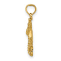 14K Stingray Charm