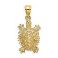 14K Land Turtle Charm