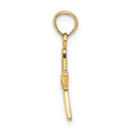 14K Polished Mini Dancing Starfish Charm