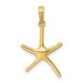 14K Dancing Starfish Charm