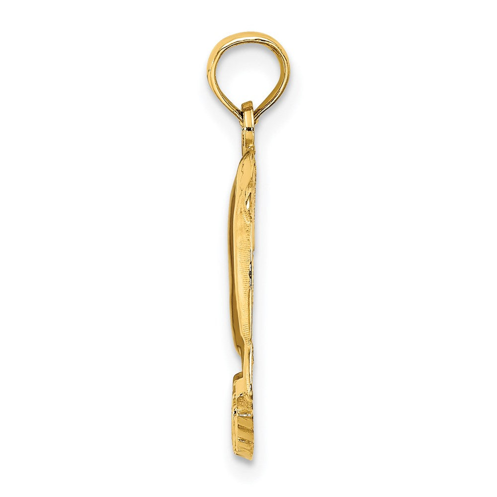 14K JAMAICA w/Dolphins Charm