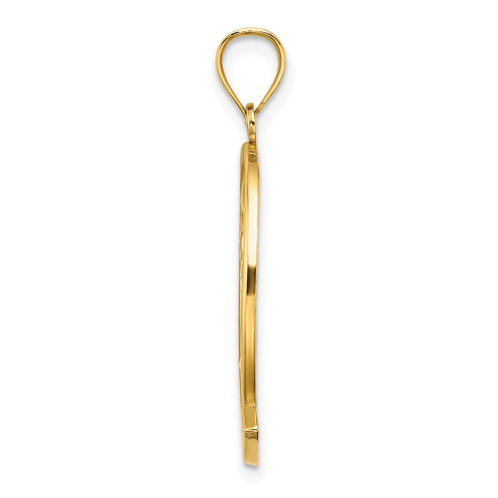 14K HAWAII w/ Dolphins in Waves Charm