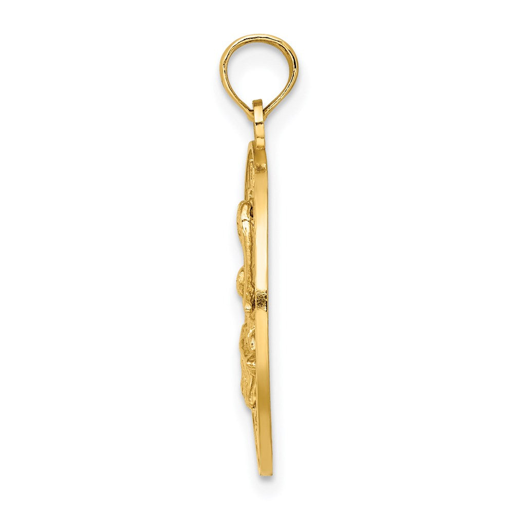 14K LAUDERDALE-BY-THE-SEA FL w/Pelican Charm