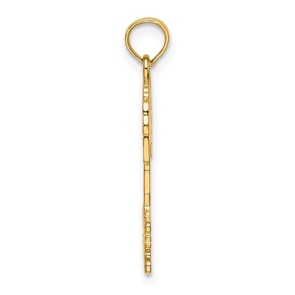14K TURKS AND CAICOS Palm Tree Charm