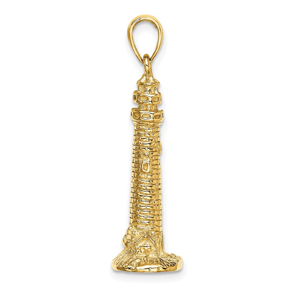 14K 3D Cape May Lighthouse Charm