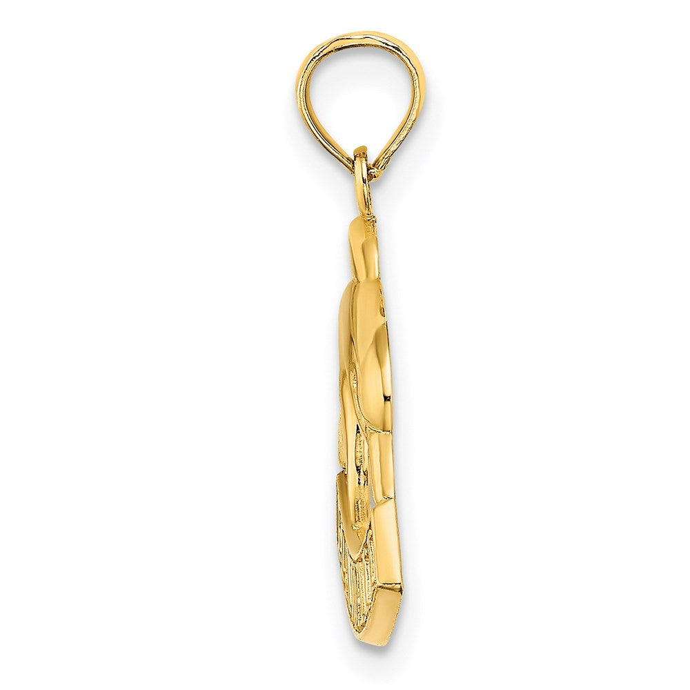 14K HAWAII Dolphin Charm