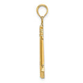 14K Polished Cape May Lighthouse Charm