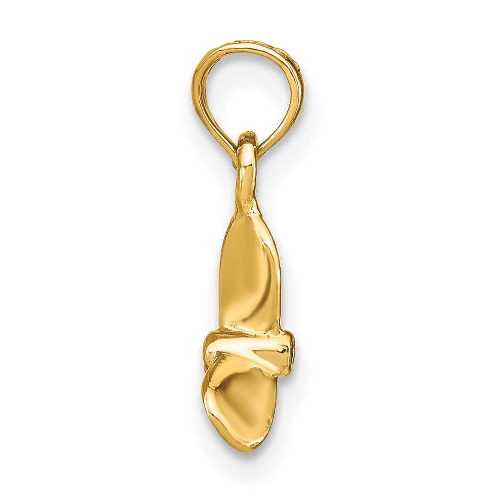 14K 3-D w/ 3 Blades Propeller Charm