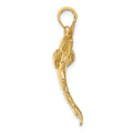 14K 3-D Polished Blue Marlin Charm