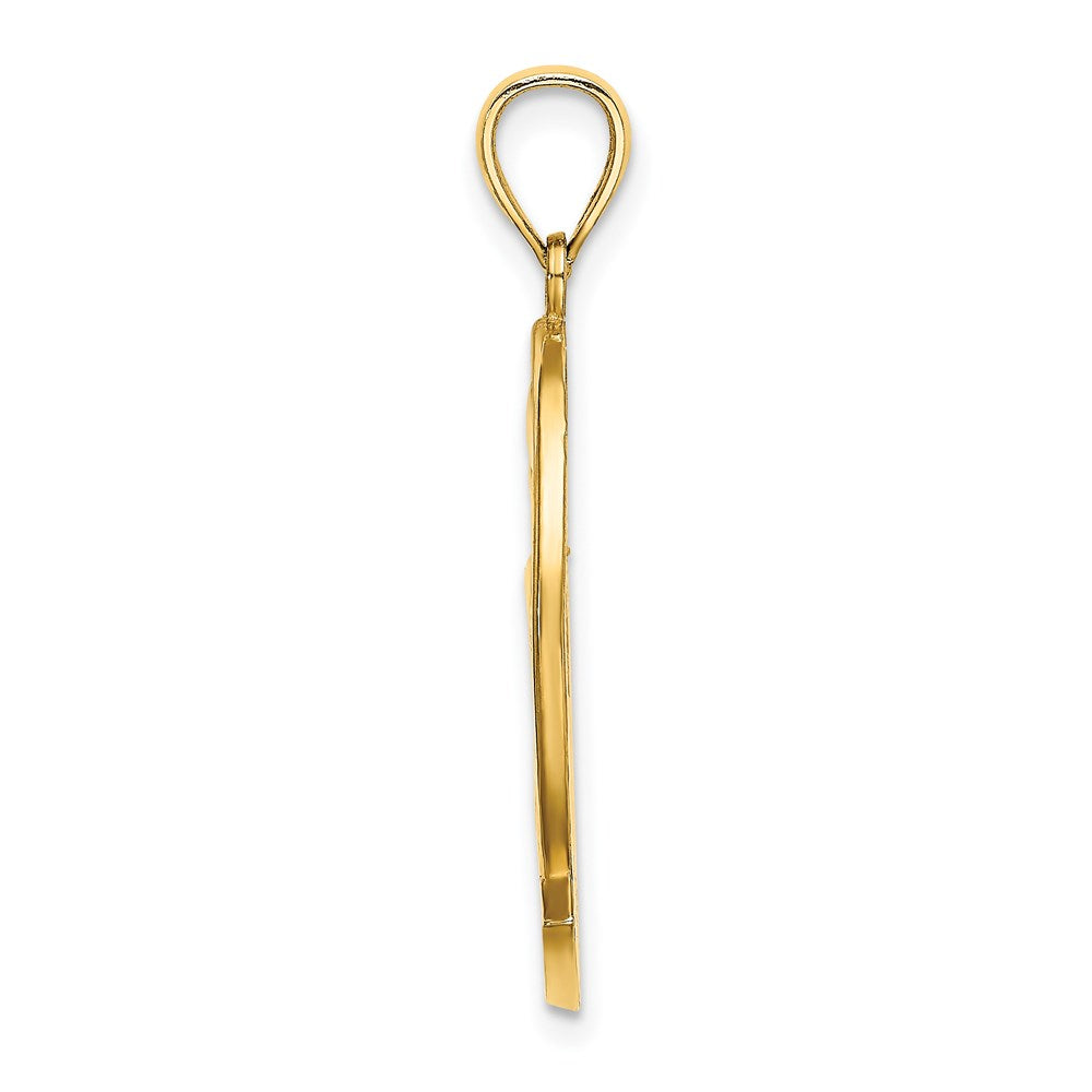 14K CURACAO w/ Dolphin Sunset Charm