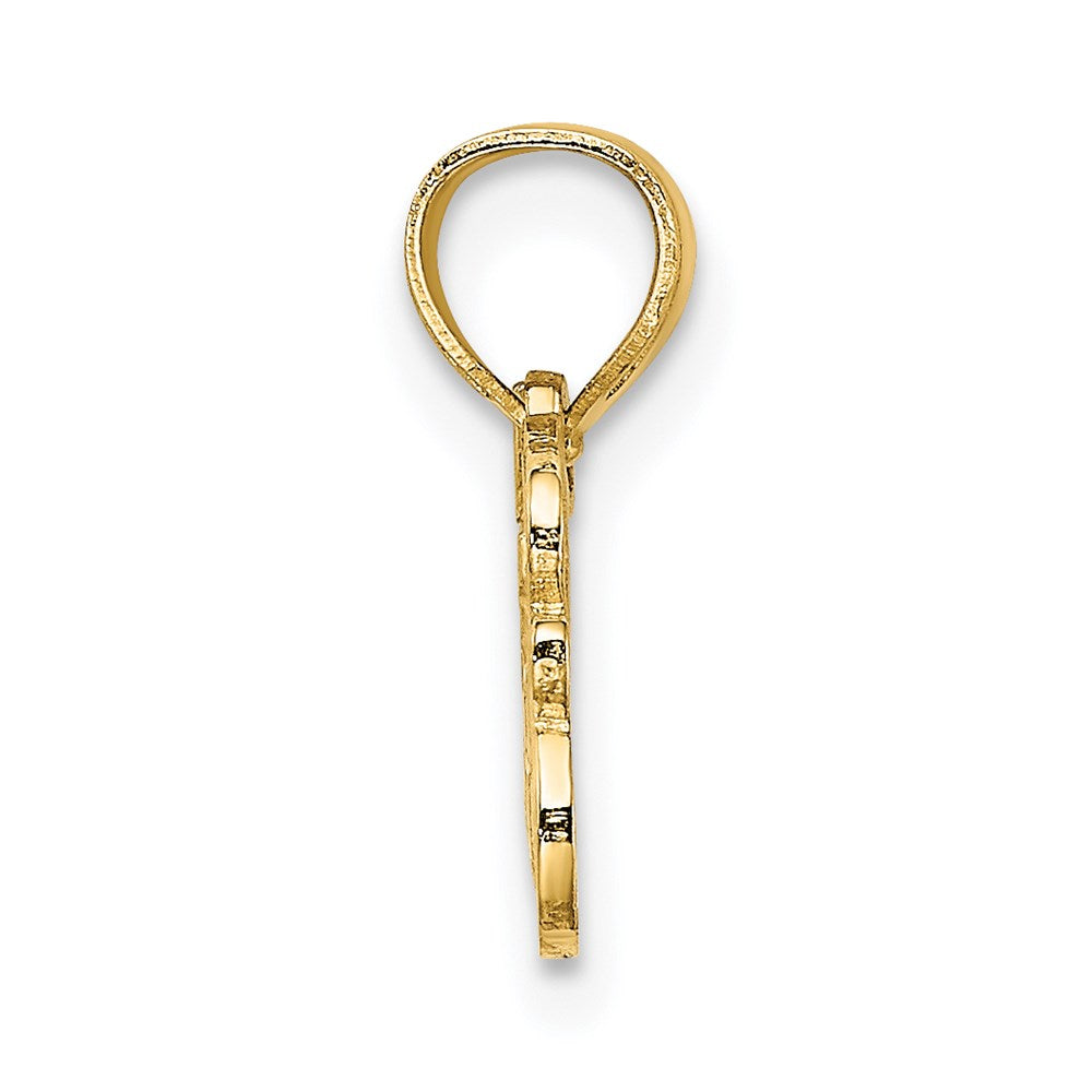14K LOVE JESUS Script Charm