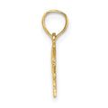14K WWJD Ichthus Charm