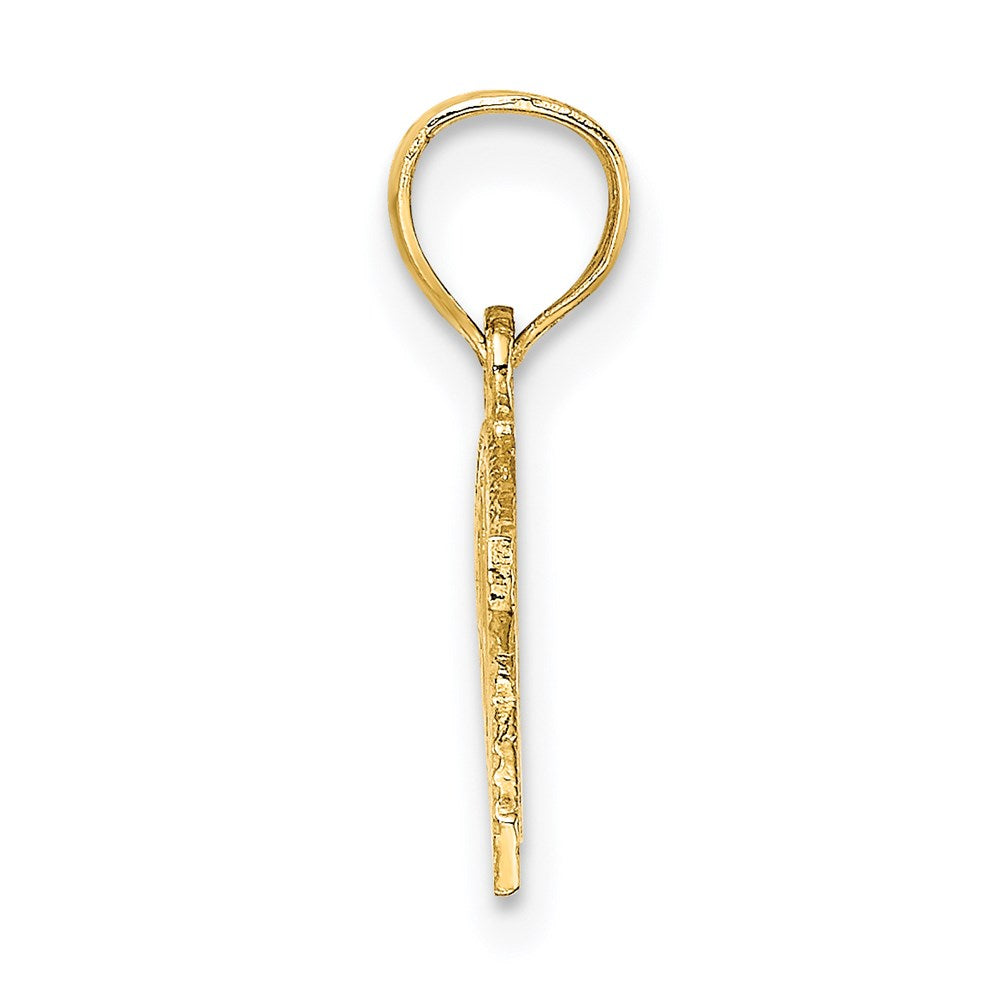 14K WWJD Ichthus Charm