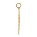 14K Star of David W/ Chi Center Charm