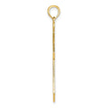 14K Filigree Cross Charm