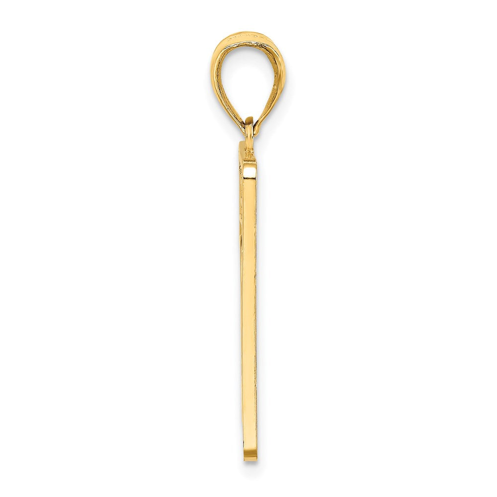 14K Mile Marker 0 / KEY WEST Charm