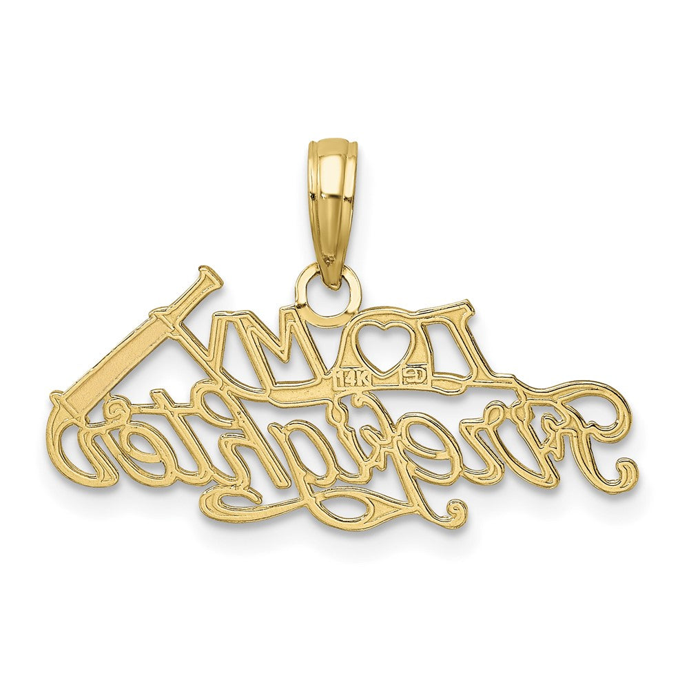 14k I LOVE MY FIREFIGHTER Charm