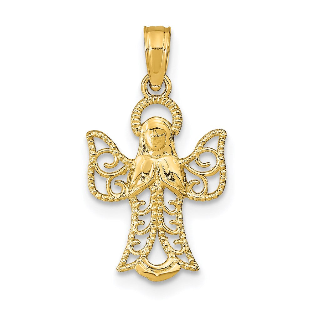 14k Angel Pendant
