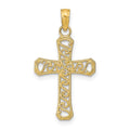14k Fancy Cross Pendant