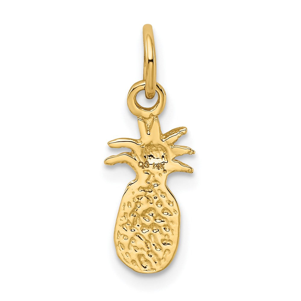 14k Polished Pineapple Charm