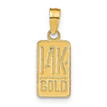 14k 14K GOLD Pendant
