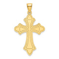 14k Polished Cross Pendant