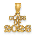 10k Block CLASS OF 2026 Charm