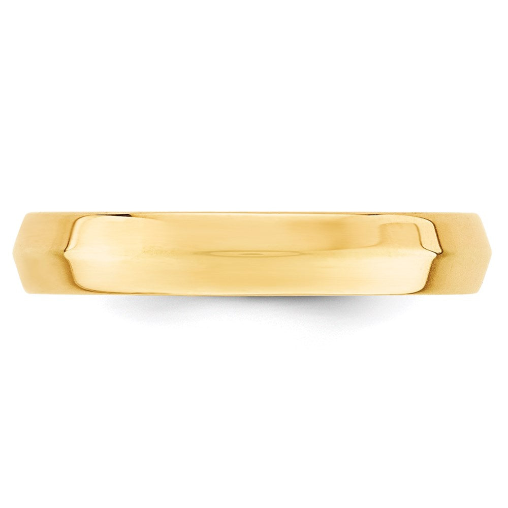 14KY 4mm Knife Edge Comfort Fit Band